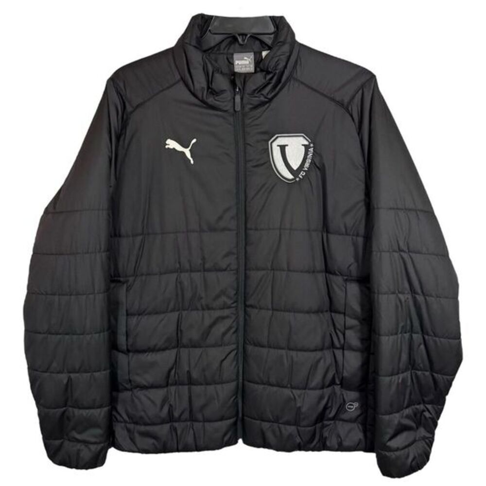 Puma FC Virginia Logo Puffer Jacket Men's Size XL Soccer Full Zip Warm‎ Training